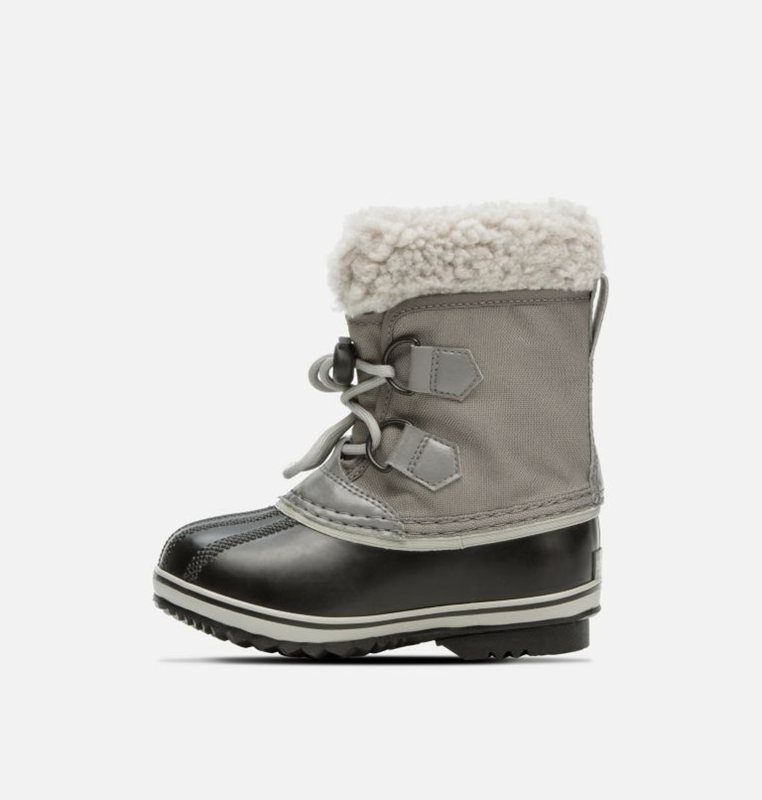 Botas Nieve Sorel Niños - Childrens Yoot Pac™ Nylon Gris/Negras - 81623-QRKG